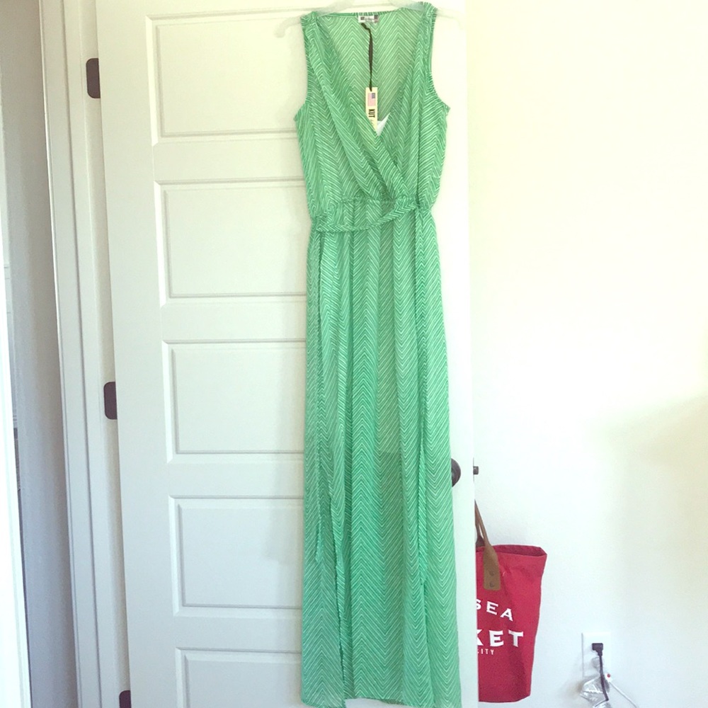 Green Kut from the Kloth Maxi dress size small